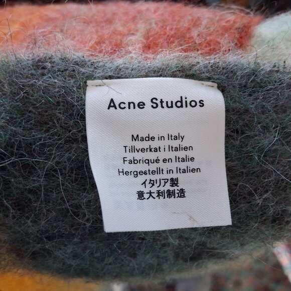 Acne Studios Classic Mohair/Alpaca Scarf, Oversized, multicolored - Picture 3 of 4